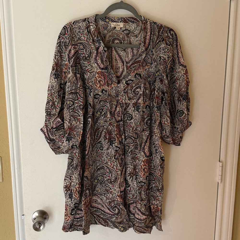 Multicolor Paisley Dress